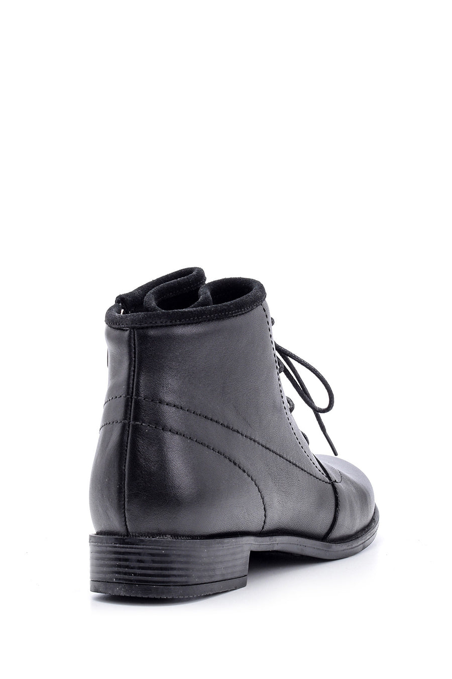 Women's Lace-Up Leather Boots