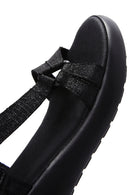 Kadın Siyah Comfort Sandalet | Derimod