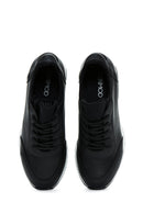 Women's Black Wedge Heeled Sneaker | Derimod