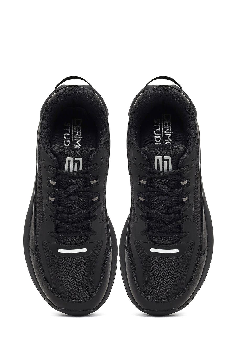 Derimod Studio Erkek Siyah Bağcıklı Kalın Tabanlı Sneaker
