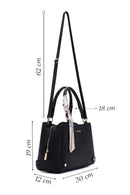 Women's Black Long Strap Accessory Handbag | Derimod