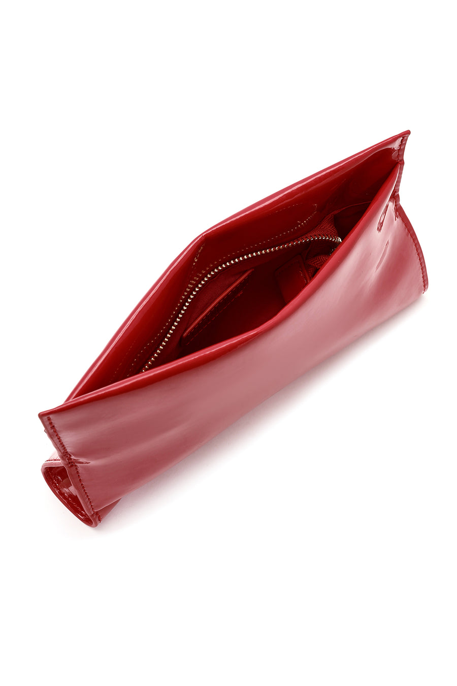 Women's Red Chain Strap Clutch Bag