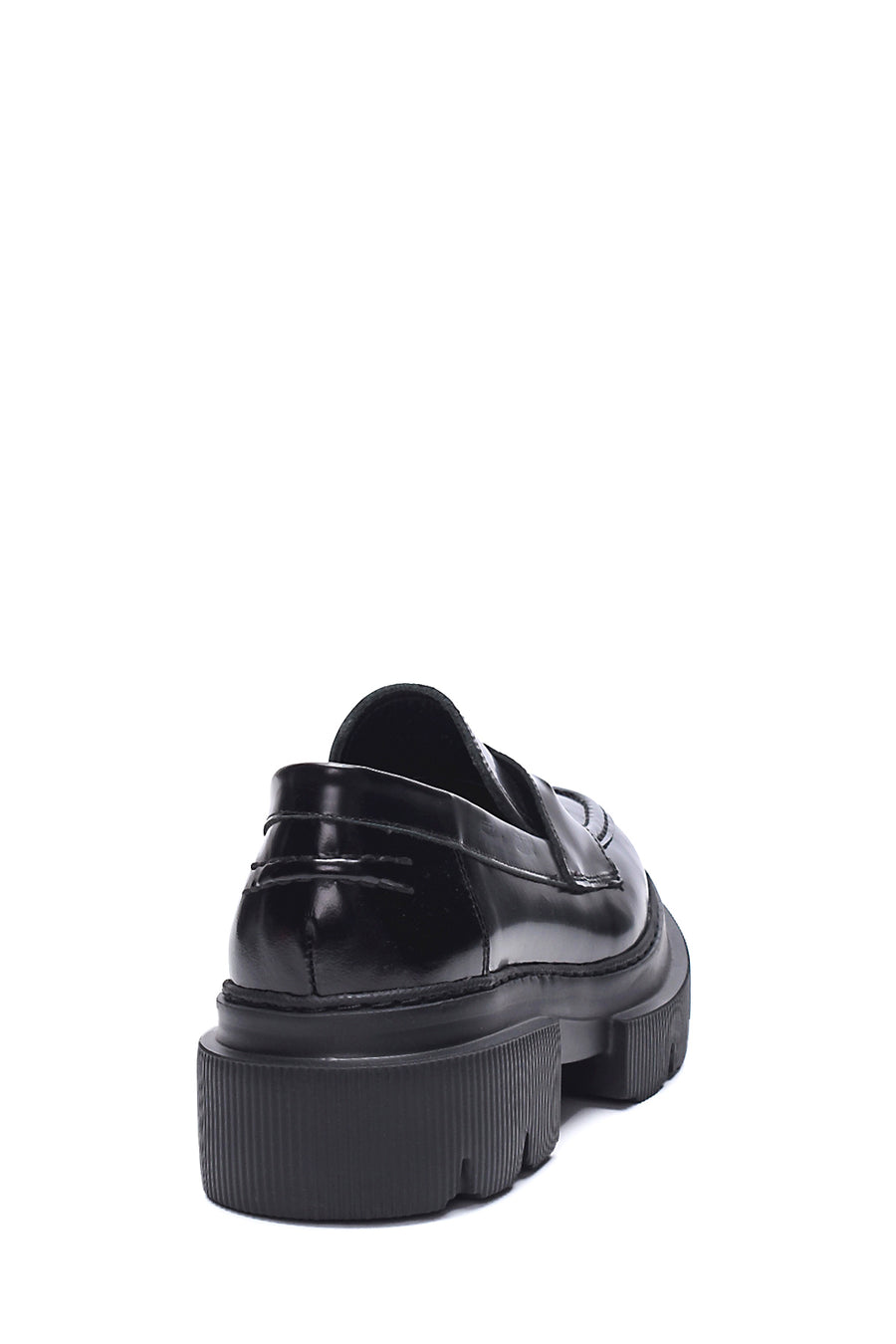 Women's Leather Casual Thick Sole Loafer