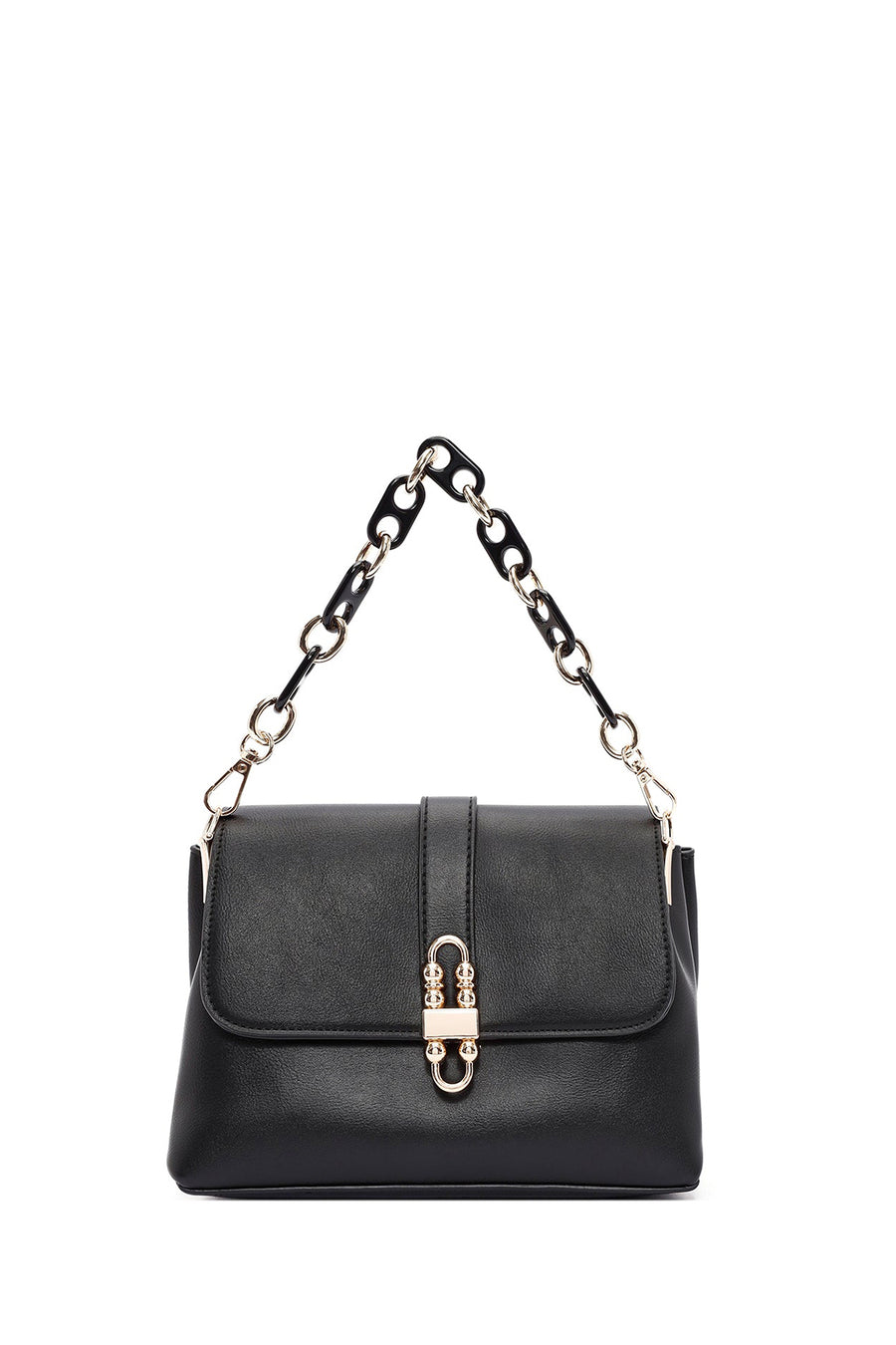 Women's Black Long Strap Shoulder Bag