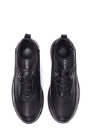Women's Black Leather Thick Soled Shoes | Derimod