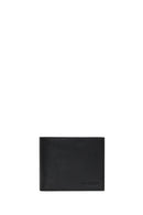 Men's Black Leather Wallet | Derimod