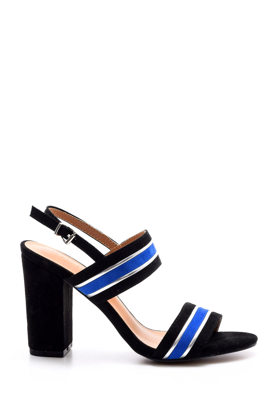 Women's Striped Heeled Shoes 19SFE277810 | Derimod
