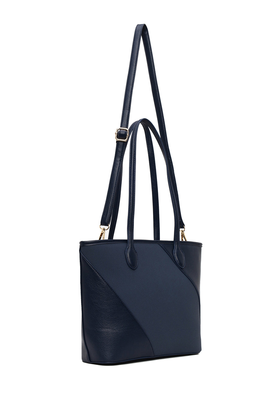 Woman Navy Blue Long Strap Shoulder Bag