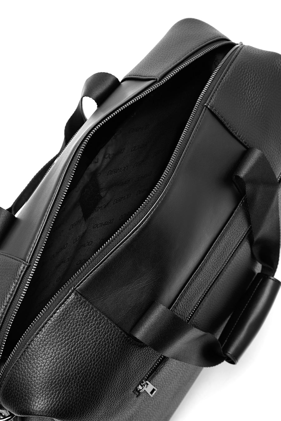 Unisex Black Long-Strap Trip Bag