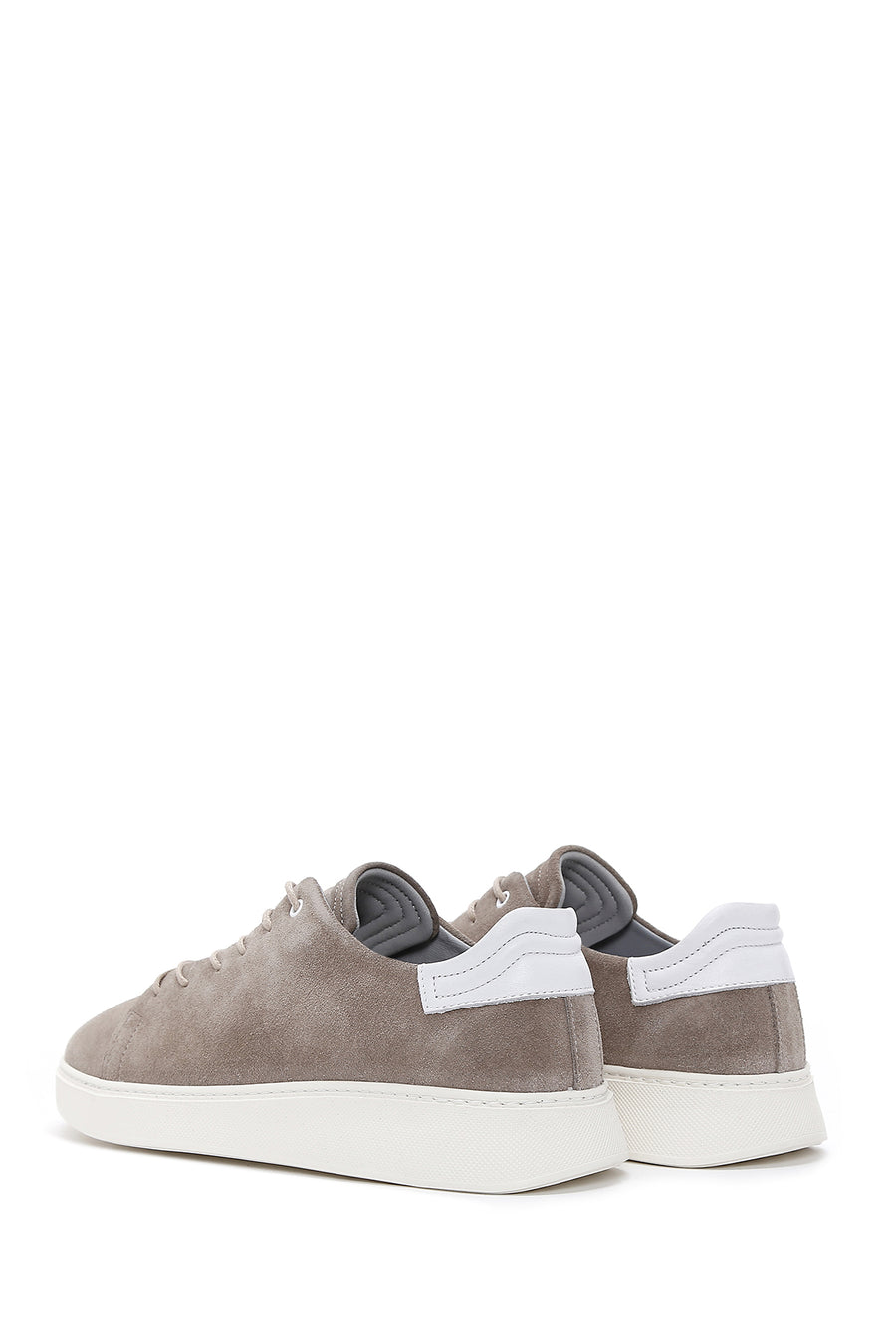 Erkek Bej Süet Deri Sneaker