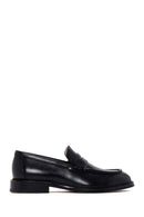 Men's Black Leather Classic Loafer | Derimod