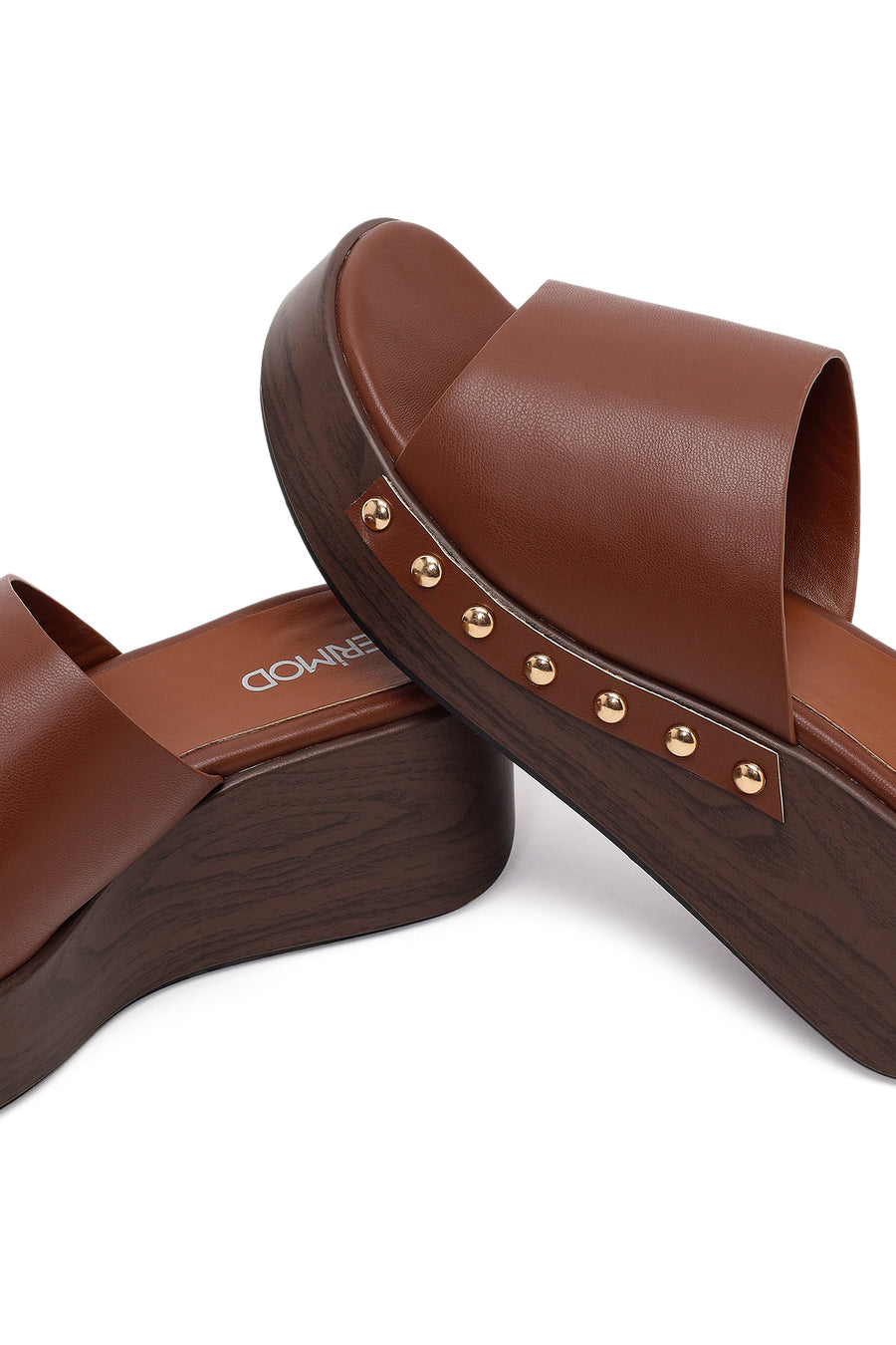 Women's Brown Platform Heel Sandals