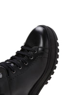 Men's Black Leather Boots | Derimod