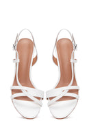 Women's White Heeled Sandals | Derimod