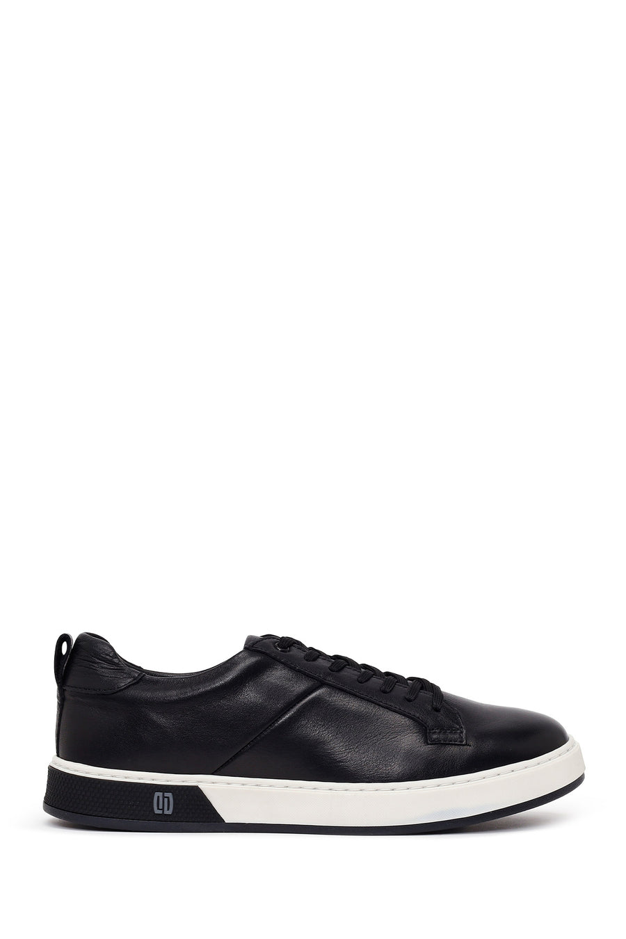 Male Black Lace-Up Leather Sneaker 26SFD700218 | Derimod