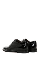 Men's Black Laced Patent Leather Classic Shoes | Derimod