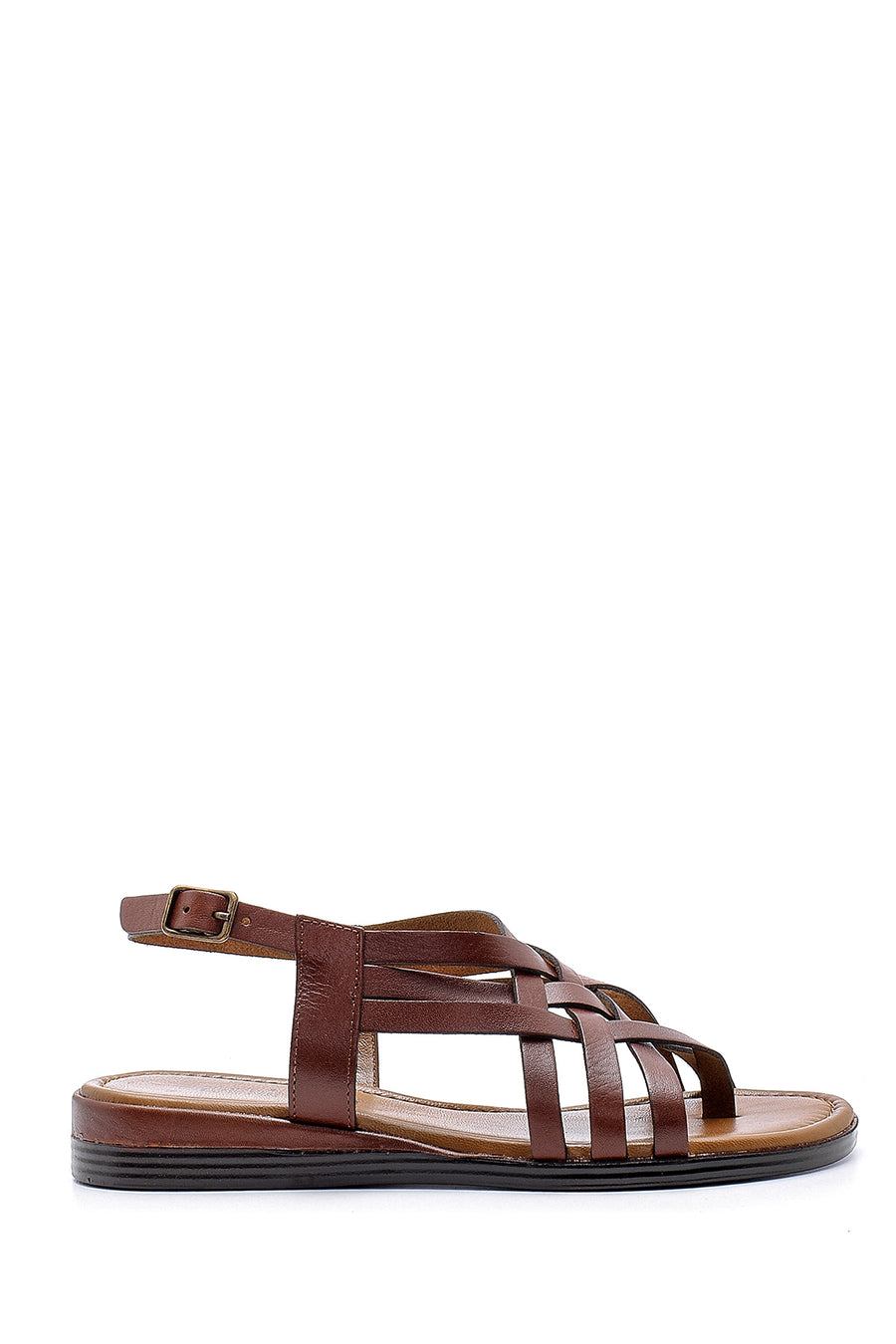 Women's Leather Sandals 20SFD164218 | Derimod