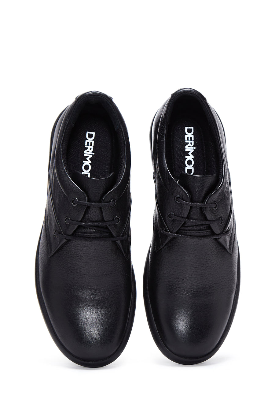 Erkek Siyah Deri Casual Ayakkabı