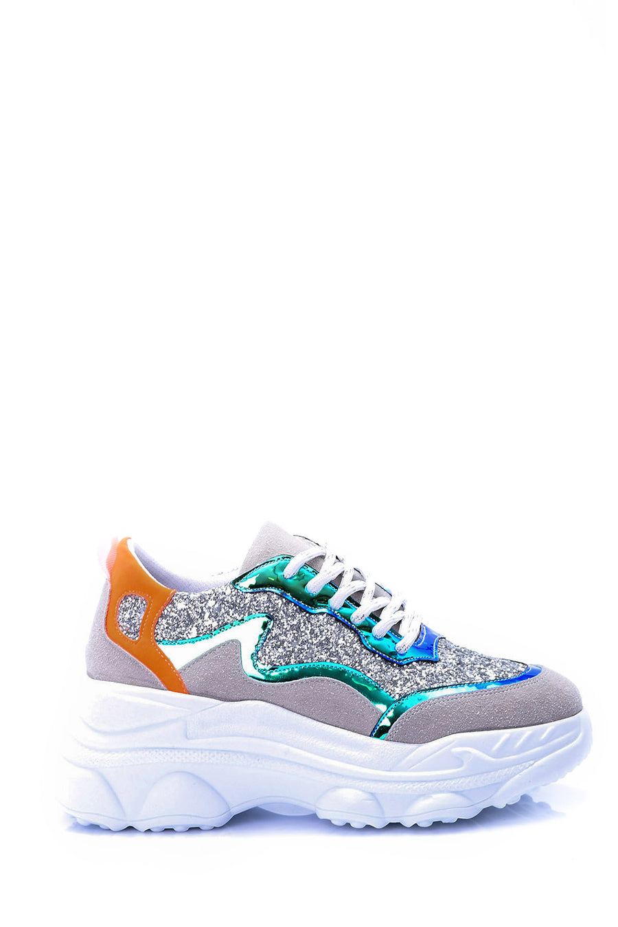 Women's High-Sole Sneaker 19SFE123614 | Derimod