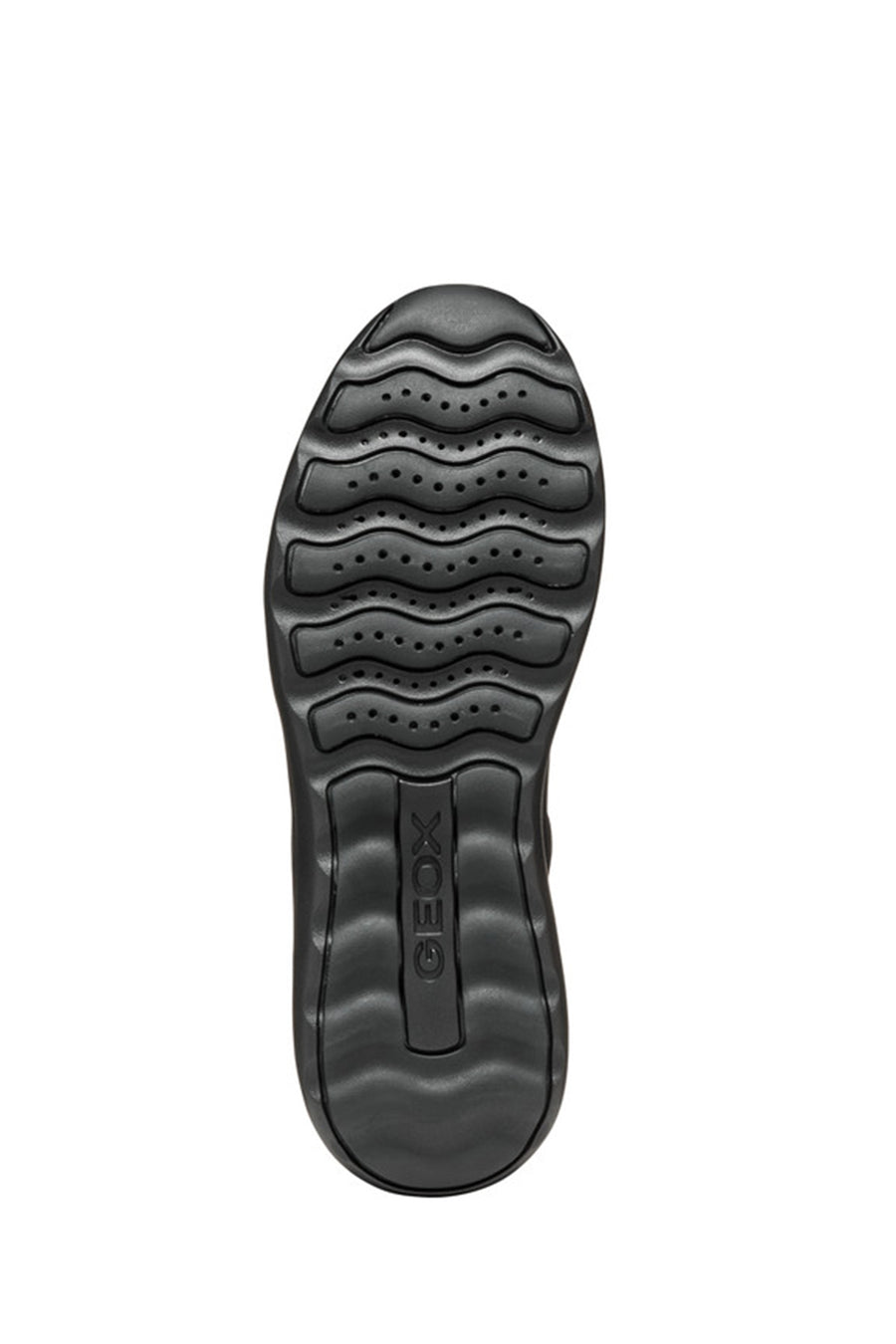 Geox Men's Black U Xtors D -Mesh + Suede Lace-Up Leather Sneakers
