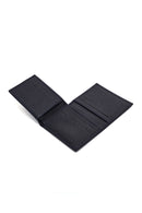 Men's Navy Blue Leather Wallet | Derimod