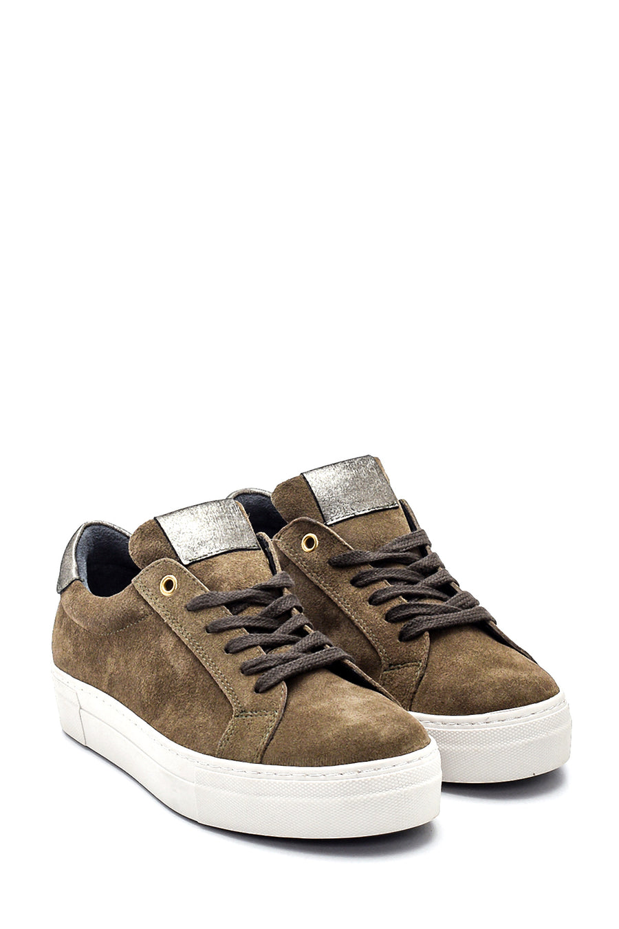 Kadın Deri Süet Sneaker