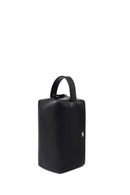 Men's Black Leather Mini Handbag | Derimod
