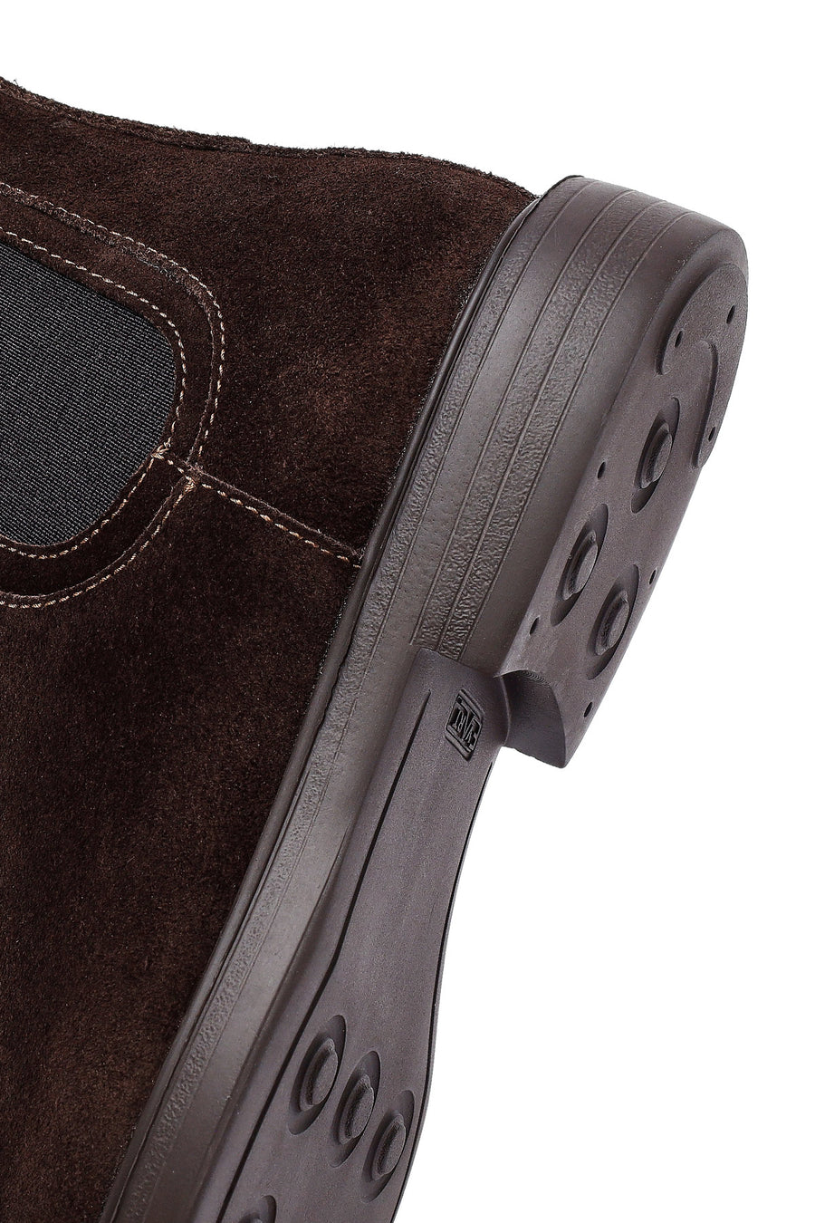 Men's Brown Suede Leather Chelsea Boots