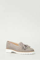 Gray Nubuck Women's Leather Shoes | Derimod