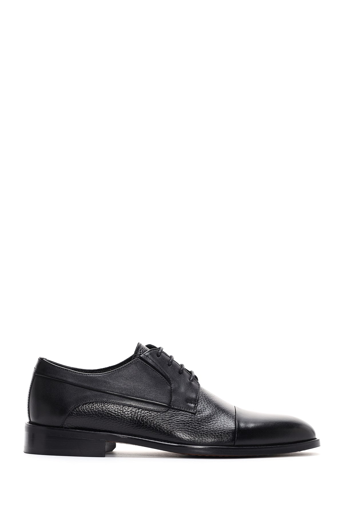 Erkek Siyah Deri Klasik Ayakkabı 23SFD6884FT | Derimod