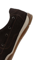 Erkek Kahverengi Bağcıklı Nubuk Deri Casual Ayakkabı | Derimod