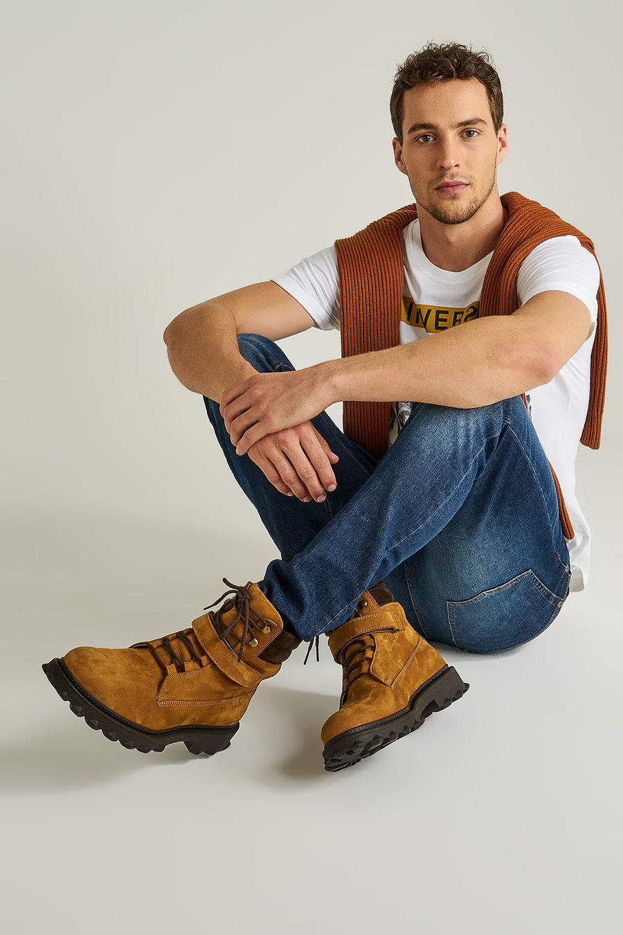 Nubuck Men's Leather Boots