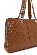 Women's Tan Quilted Shoulder Bag | Derimod