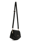 Women's Black Long Strap Quilted Shoulder Bag | Derimod