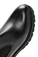 Men's Black Leather Boots | Derimod