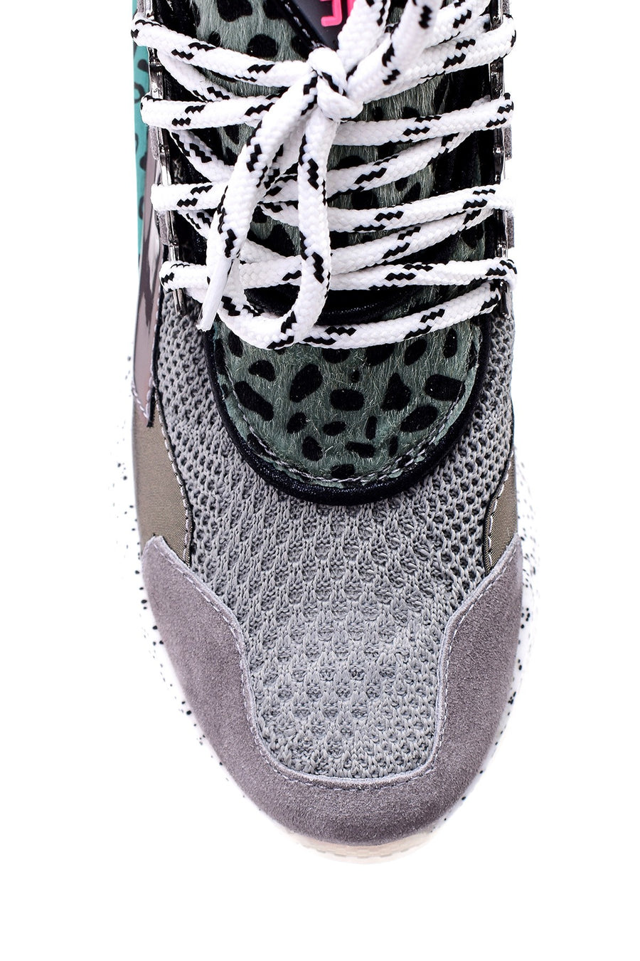Kadın Leopar Detaylı Sneaker
