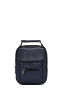 Men's Navy Blue Messenger Bag | Derimod