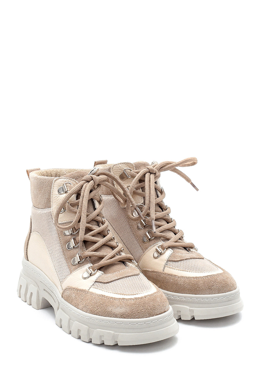 Women's Suede Leather Thick Soled Boots