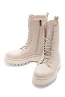 Women's Beige Thick Soled Boots | Derimod