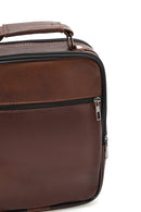 Men's Brown Long Strap Leather Handbag | Derimod