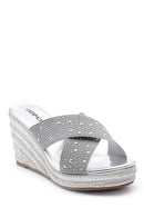 Women's Wedge Heeled Slippers | Derimod