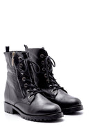 Women's Leather Zipper Detailed Boots | Derimod