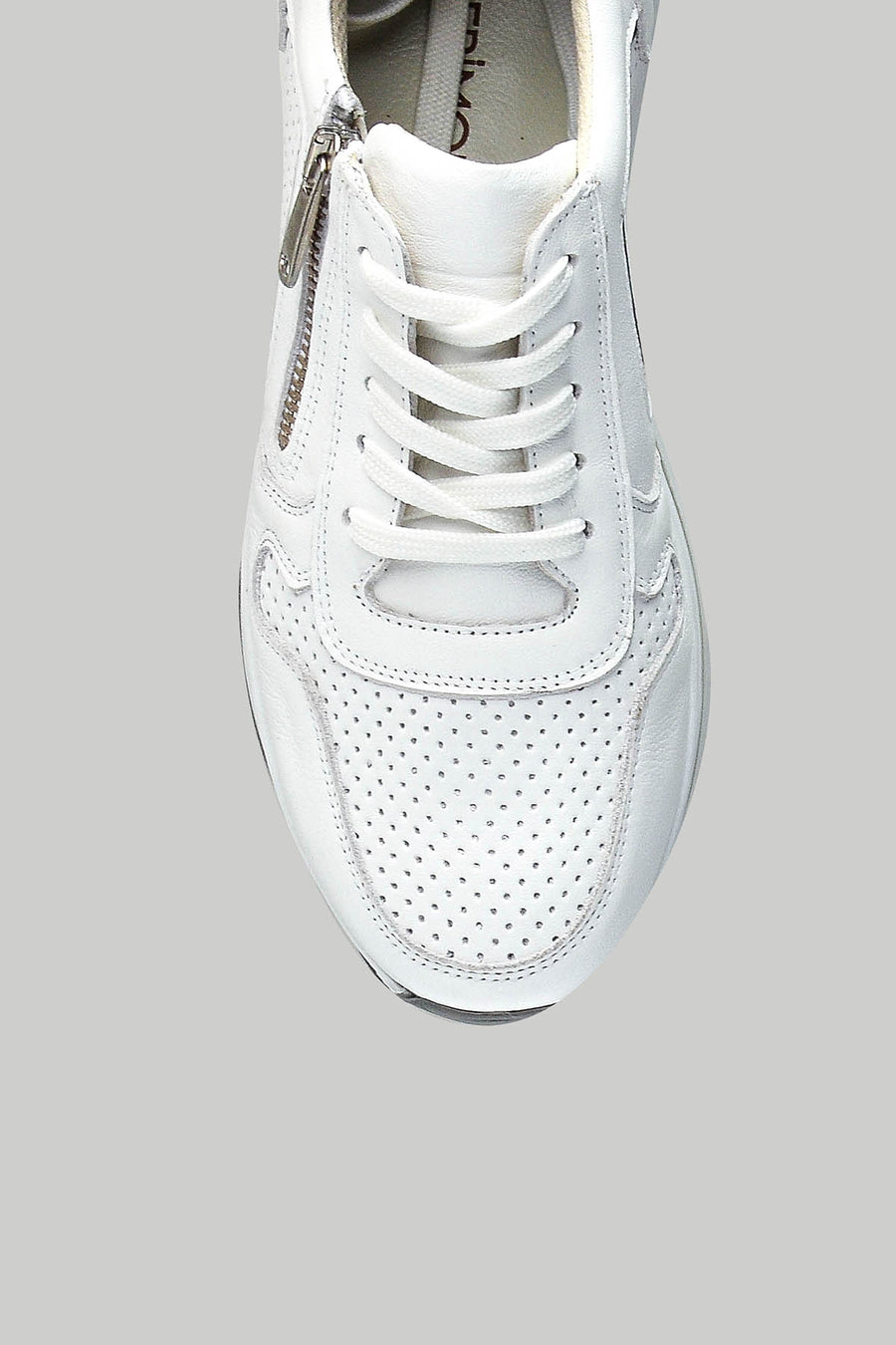 Yüksek Topuklu Kadın Deri Sneaker