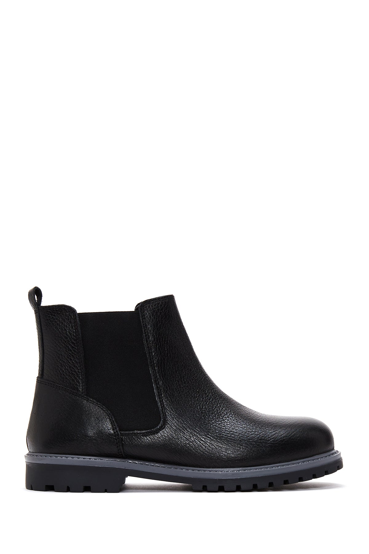 Women's Black Leather Chelsea Boots 23WFD4128FT | Derimod