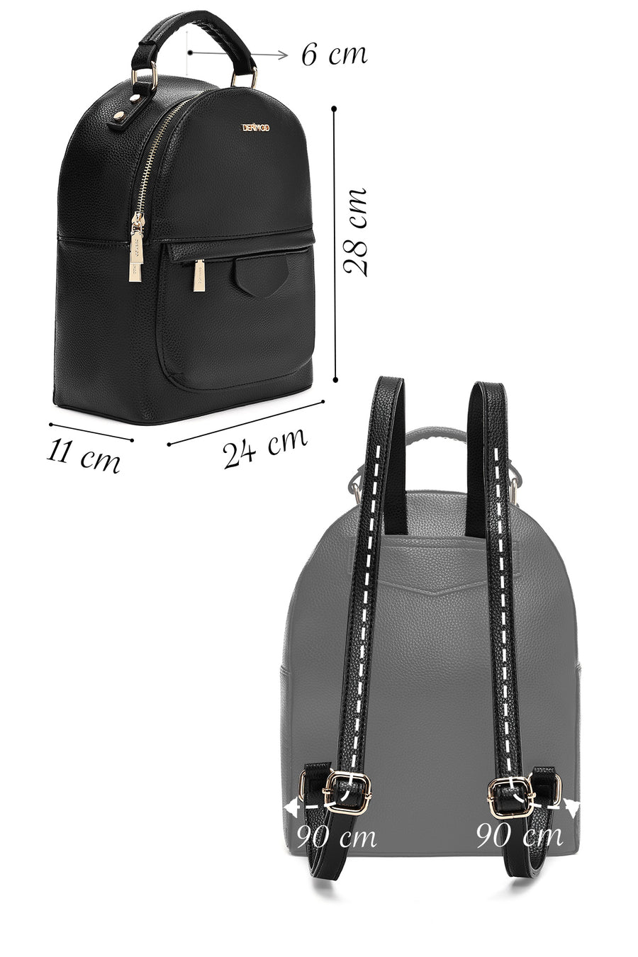Women's Black Backpack