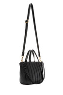 Women's Black Faux Leather Handbag | Derimod