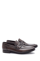 Erkek Kahverengi Deri Klasik Loafer | Derimod
