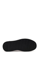 Erkek Kahverengi Bağcıklı Deri Sneaker | Derimod