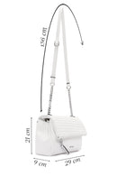 Women's White Long Strap Crossbody Bag | Derimod