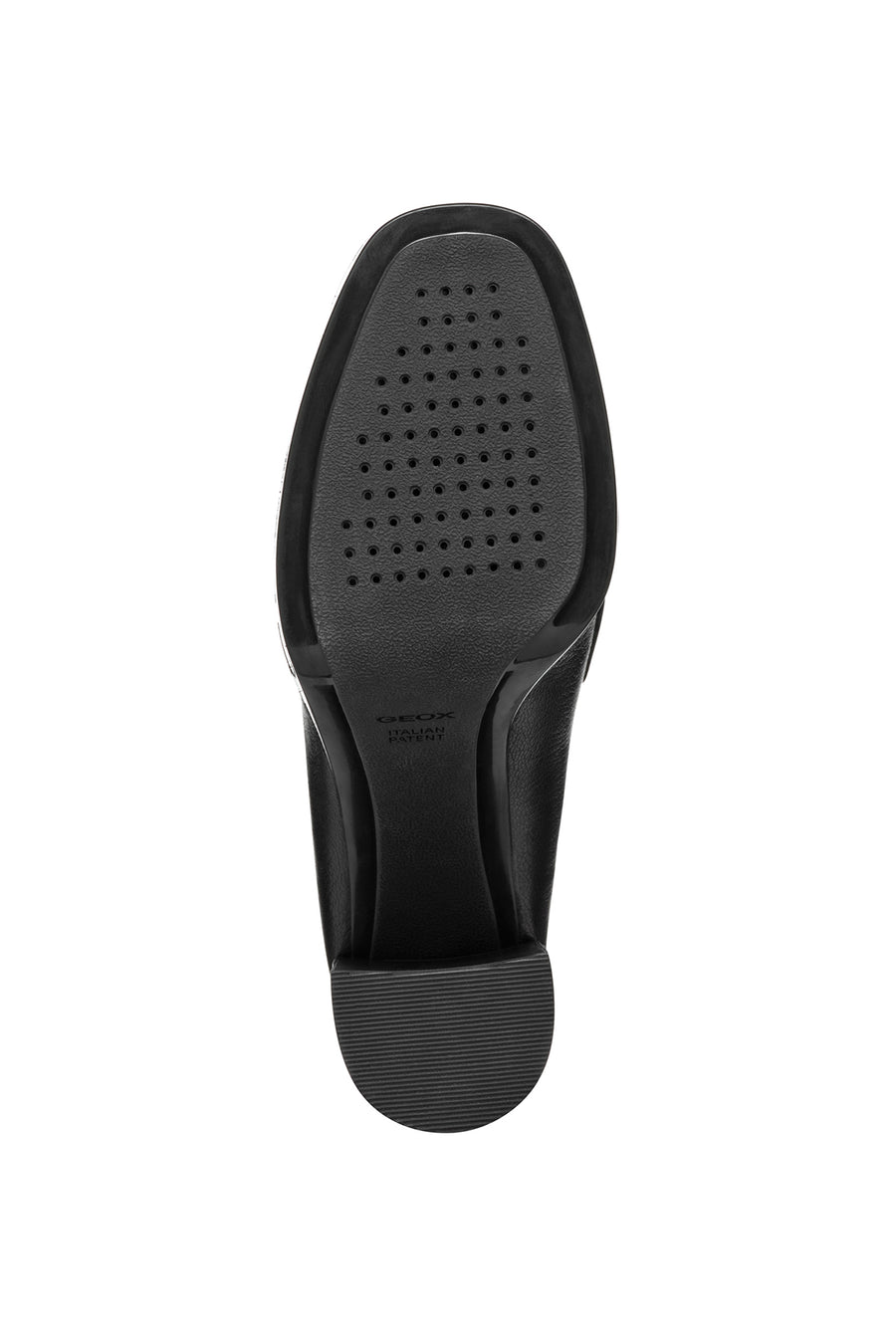 Geox Kadın Siyah D Teulada Topuklu Deri Loafer